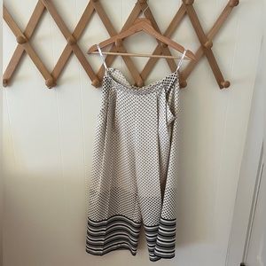 Topshop Cropped Wide Leg Trousers